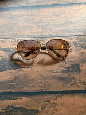 Rocawear Men's Aviator Sunglasses Gold Frame Brown Tinted HHRWL0815-R